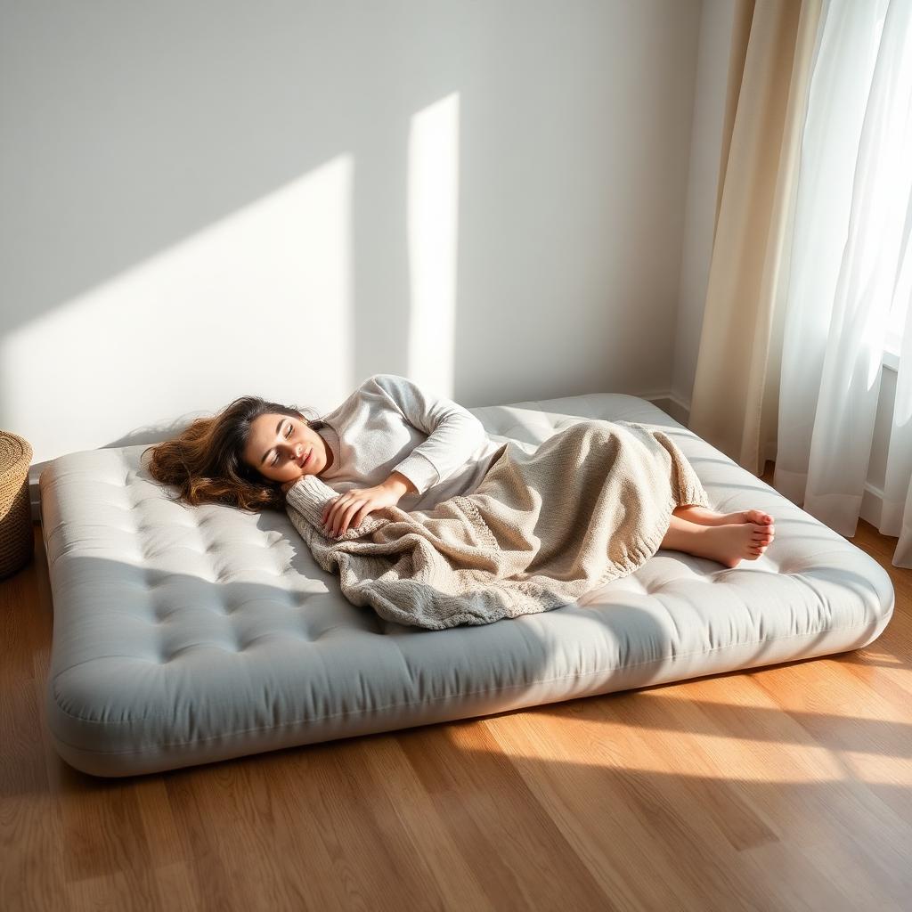 Fibrotech foldable mattress in everyday use